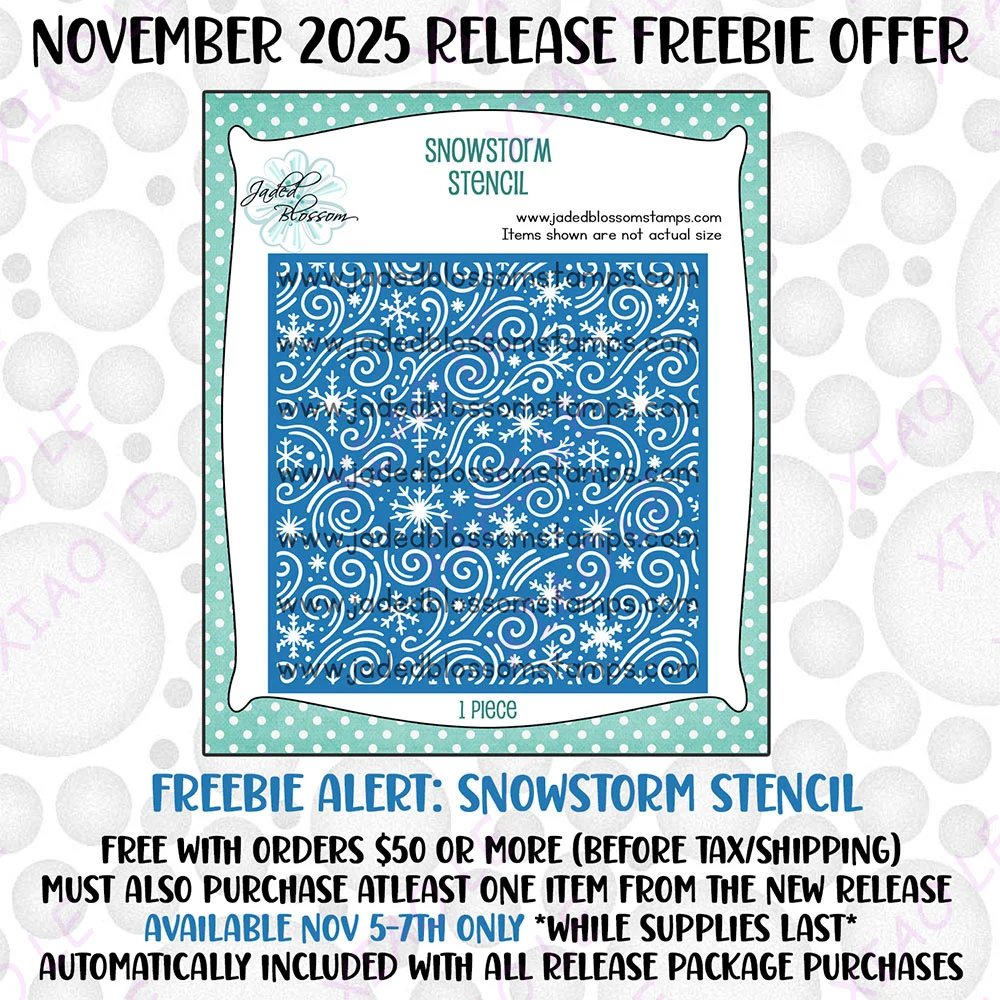 Christmas Snowstorm Stencil Decor DIY Layering Stencils Graphics Painting Scrapbooking Stamp Ornament Album Embossed Template