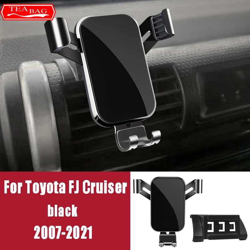 Car Phone Holder For Toyota Land Cruiser 200 LC200 FJ Prado 2014-2020 GPS Air Vents Navigation Bracket Interior Accessories