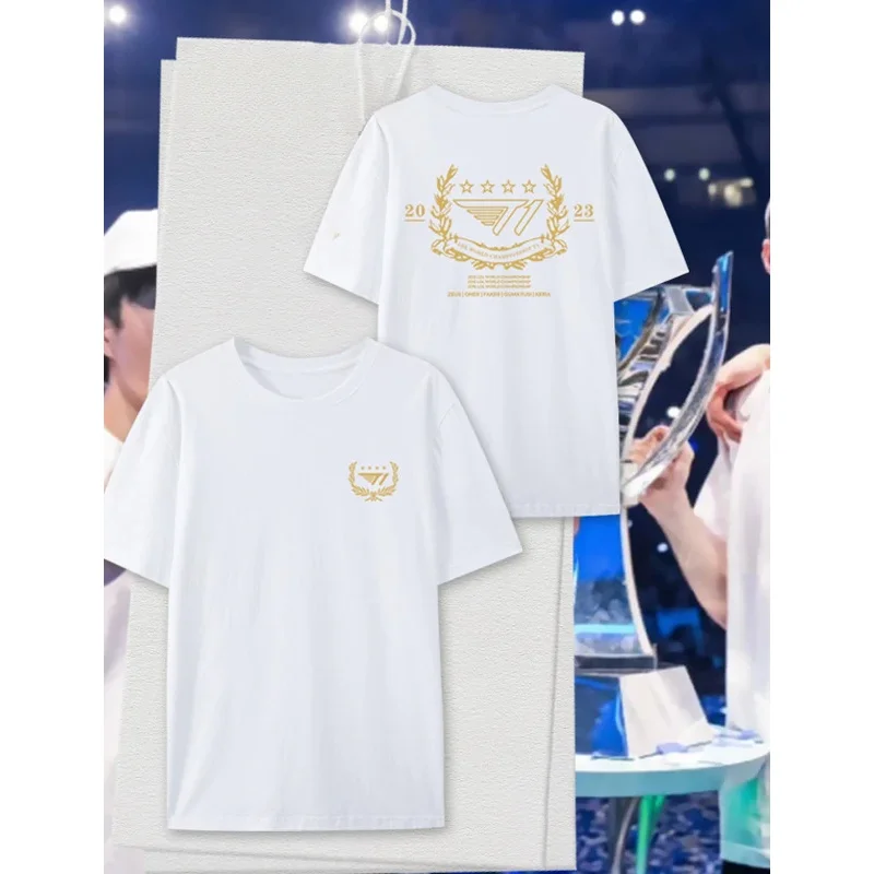 

T1 faker clothes League of Legends team uniform summer new T-shirt printing loose casual pure cotton players with the same style