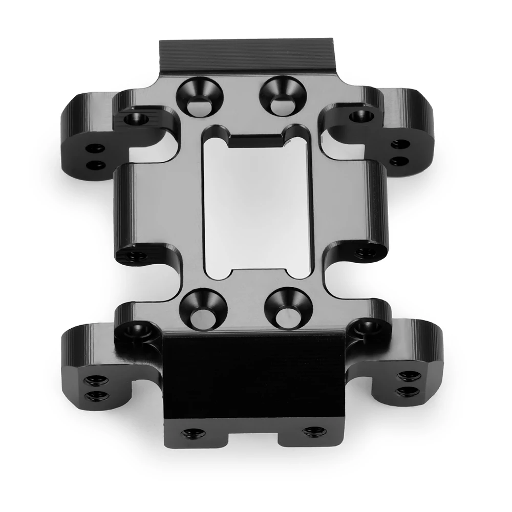 YEAHRUN Aluminum Alloy Transmission Chassis Protection Skid Plate for Redcat Ascent 1/18 RC Crawler Car Upgrade Parts