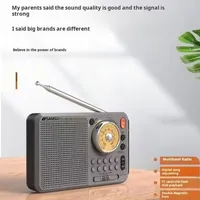 SANSUI F23 FM/SW Portable Full Band Radio Multi Functional Mini Speaker Supports Earphone Connection/Digital Song Applications