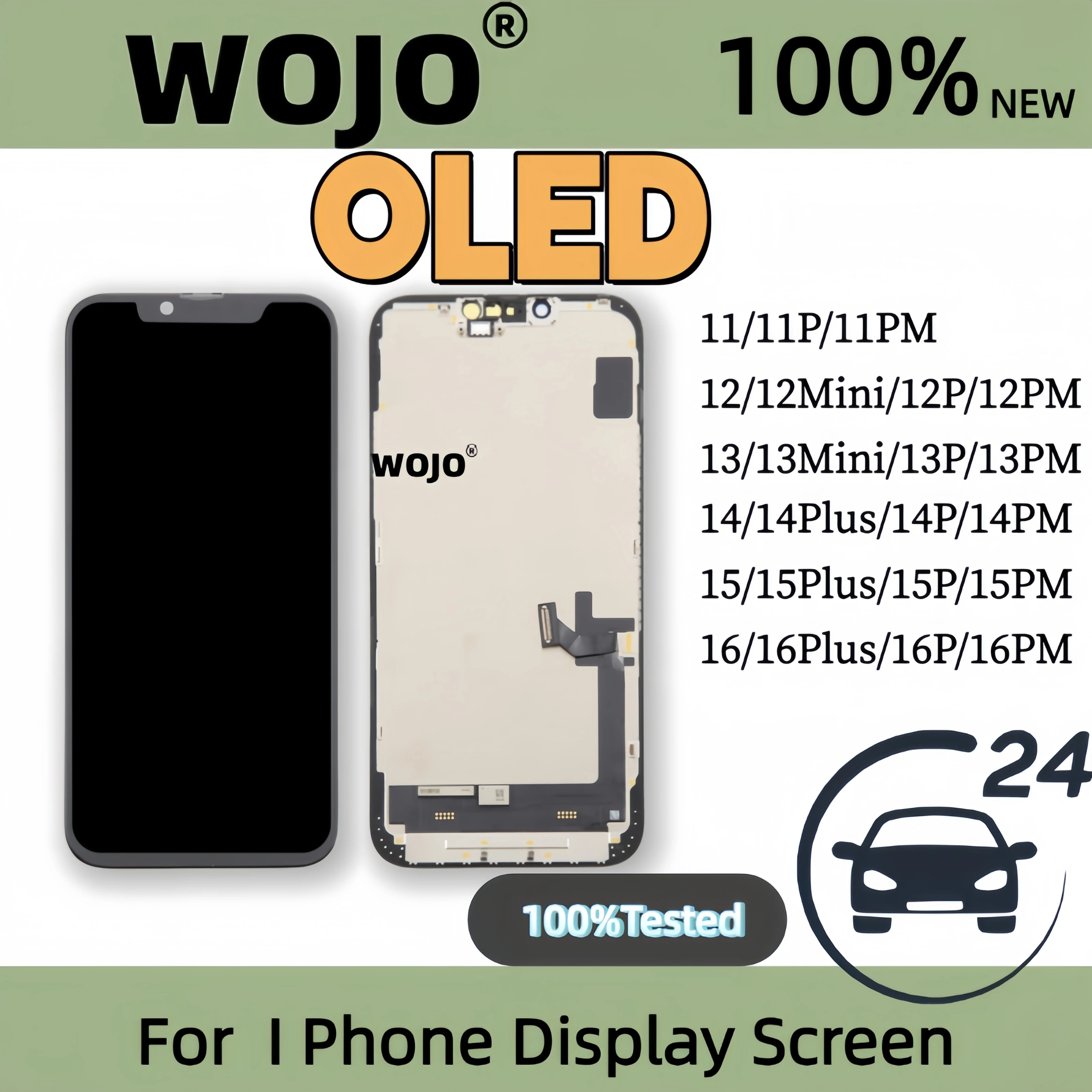 wojo-oled-for-iphone-lcd-incell-for-iphone-11-12-13-pro-max-13-mini-14-plus-15-display-screen-digitizer-assembly