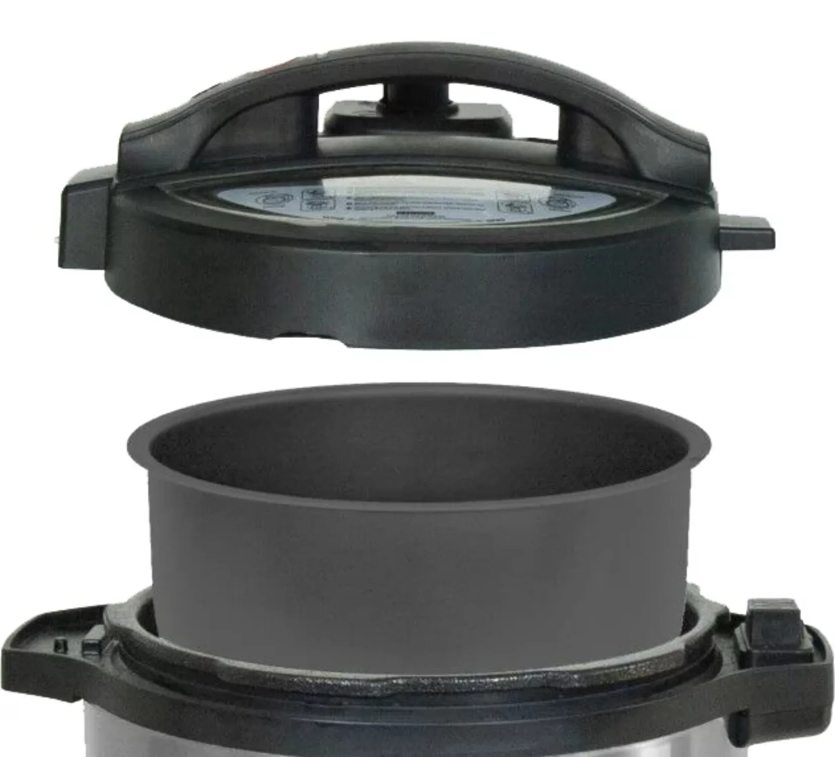 Air Fryer Pressure Cooker Button Control, Led Display, Stainless  6L 2-in-1