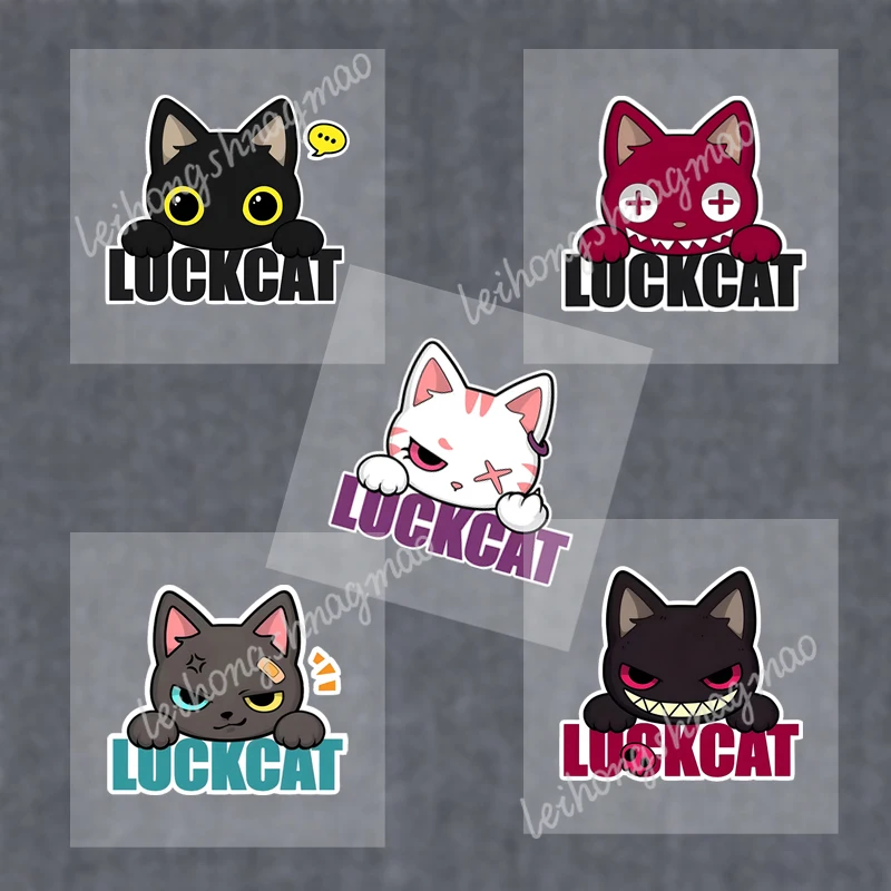 

Zhaoji Cat Car Stickers Bumper Windshield Scratches Covering Laptop Cartoon Cute Cat Stickers Decorative Accessories