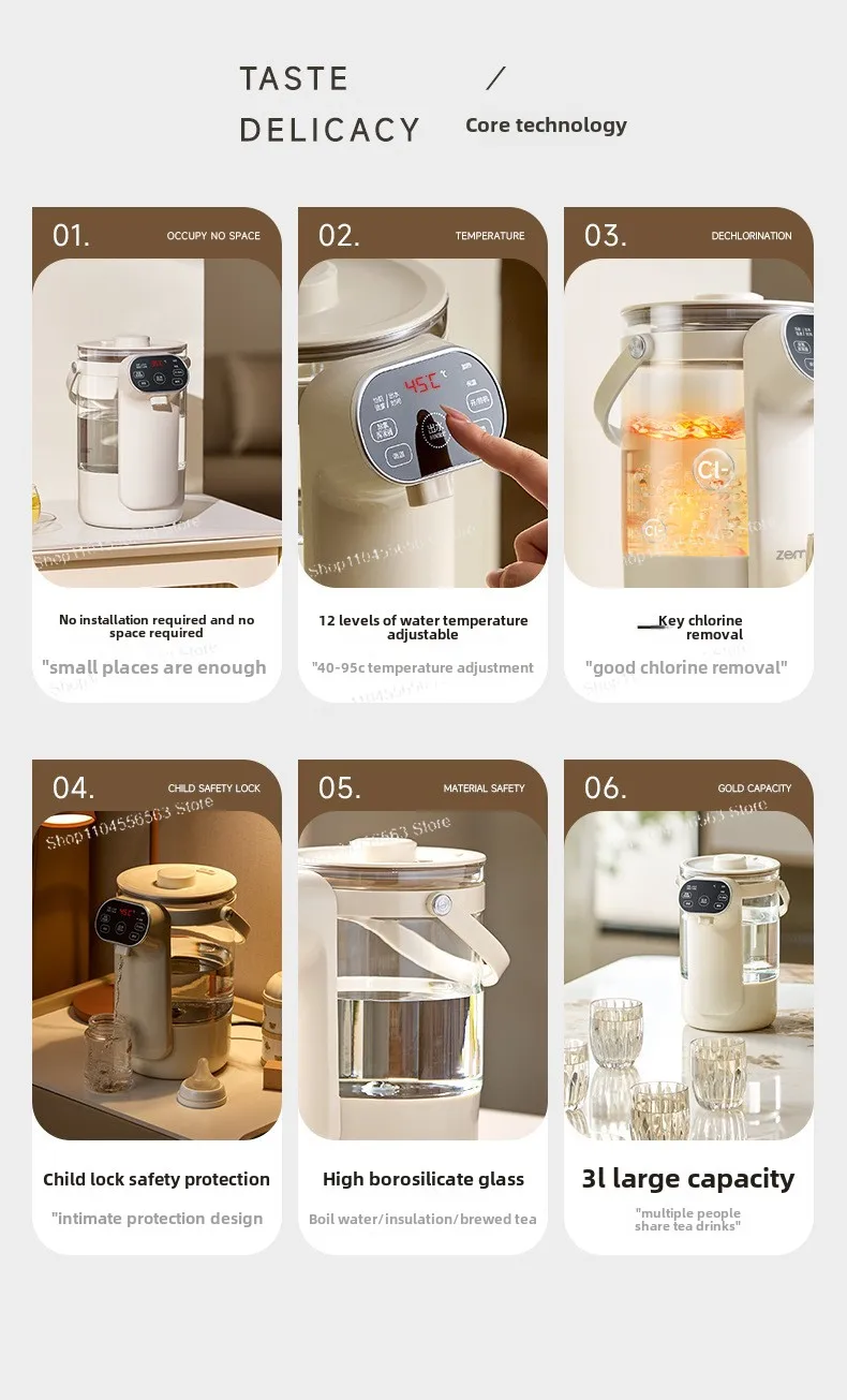 Новая электрическая грелка, диспенсер для воды с постоянной температурой, чайник, автоматический чайник с теплоизоляцией