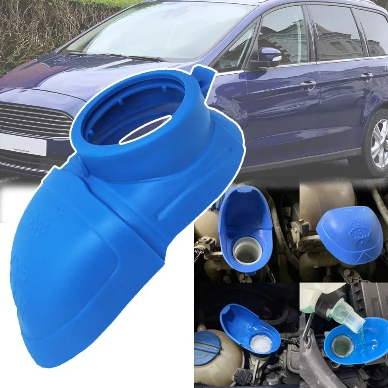 

2pcsCar Universal Windshiled Wiper Washer Fluid Reservoir Tank Bottle Cover Filler Cap Lid Screen Wash Funnel Replacement