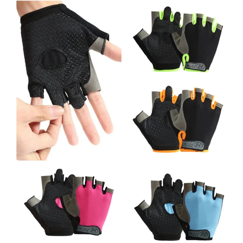 

Sport Half Finger Gym Yoga Training Cycling Gloves For Men Women Breathable Anti-slip Climbing Bicycle Motorcycle Glove Summer