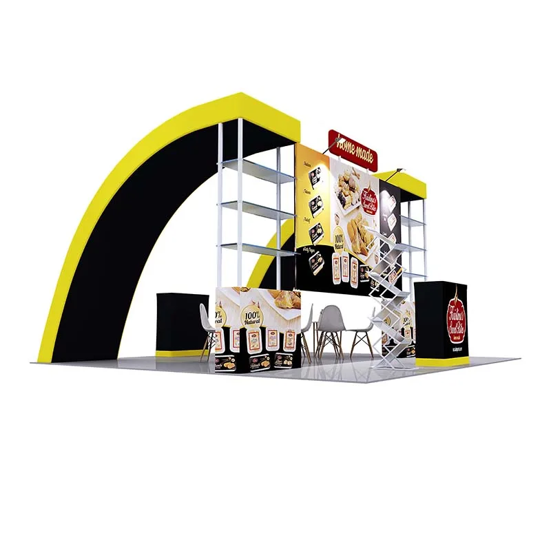 

Fast To Ship Exhibition Display Tradeshow Booth 3d Trade Show Display 10x10
