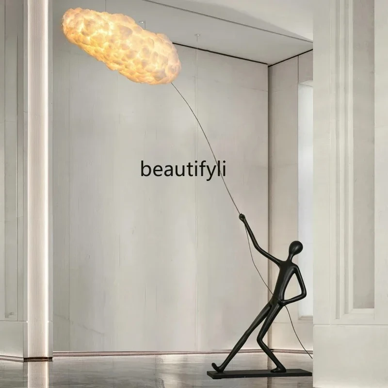 

Modern Humanoid Art Sculpture Creative Decoration Sales Office Hotel Hallway Creative Figure Lamp Decoration Large Decor