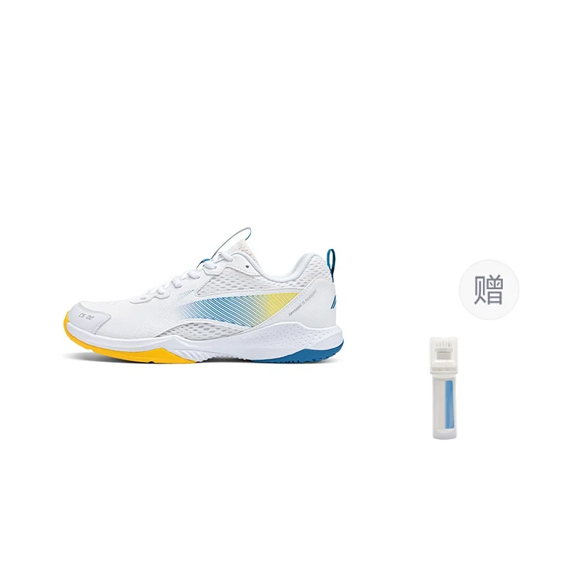 Li Ning Rocket Family, Springy Cloud Textile, Synthetic Leather Professional Low top Badminton Shoes Unisex AYTU011-2