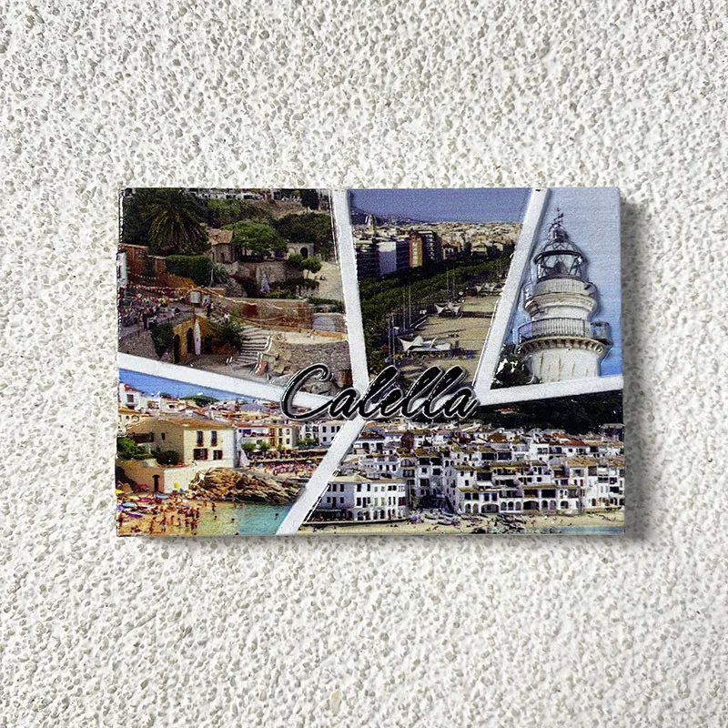 

Calella 3D Resin Fridge Magnet - Spain Scenery and Cultural Symbol, with Strong Magnet, Home Decor Artwork