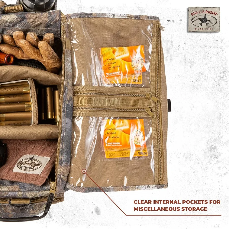 الطيور المائية قذيفة صدمة XLT بطة الصيد حقيبة أعمى مع مقصورات الذخيرة مصبوب النظارات الشمسية حامل مشروبات والمزيد غور الخيار #4