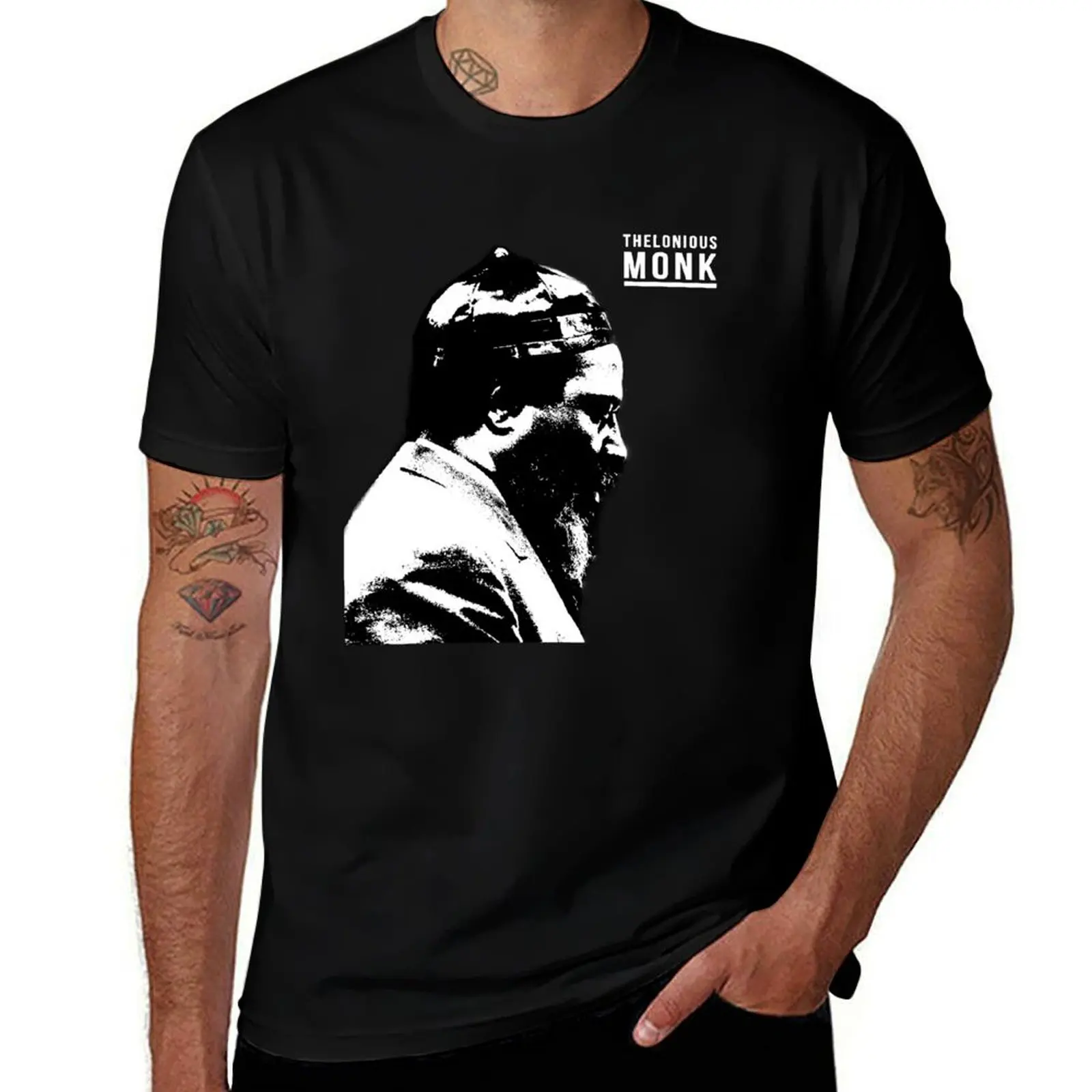 

thelonious Monk JAzz T-Shirt shirts graphic tees oversized t shirt mens designer clothes