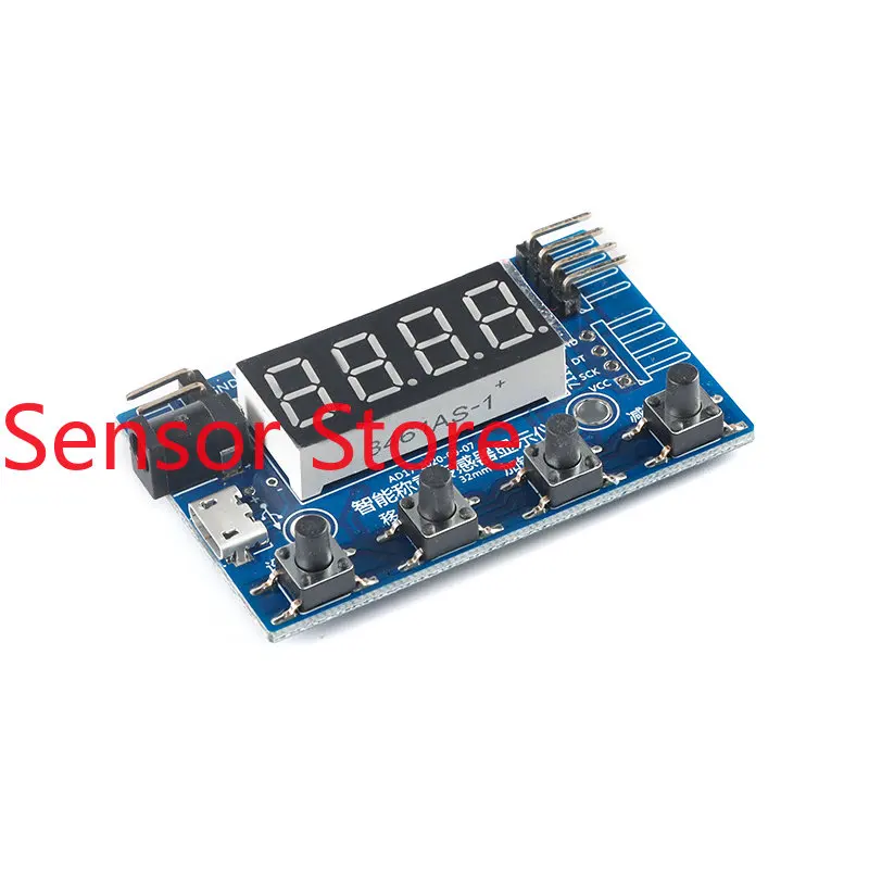 5PCS HX711 Intelligent Weighing Sensor Display Instrument 24-bit   For Dynamic Torsion ValueOfElectronicScales