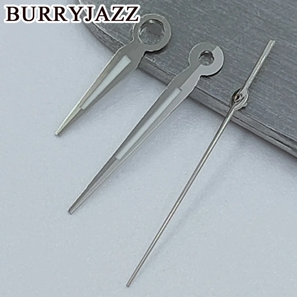 BURRYJAZZ NH35 NH36 NH38 7S26 7S36 4R35 4R36 Watch Hands Gun Silver Gold Rose Gold Blue Hands Green Luminous