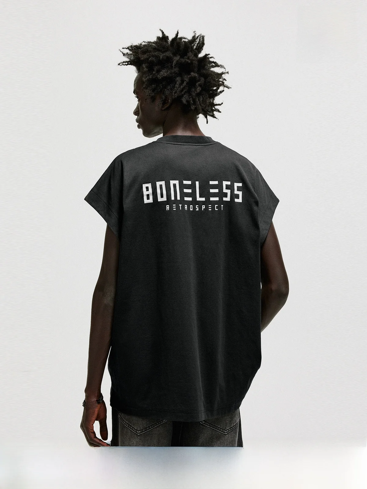

Футболка BONEL Basic Logo Loose Fit Spor Svel, мужская летняя повседневная молодежная толстовка с круглым вырезом, трендовая модель