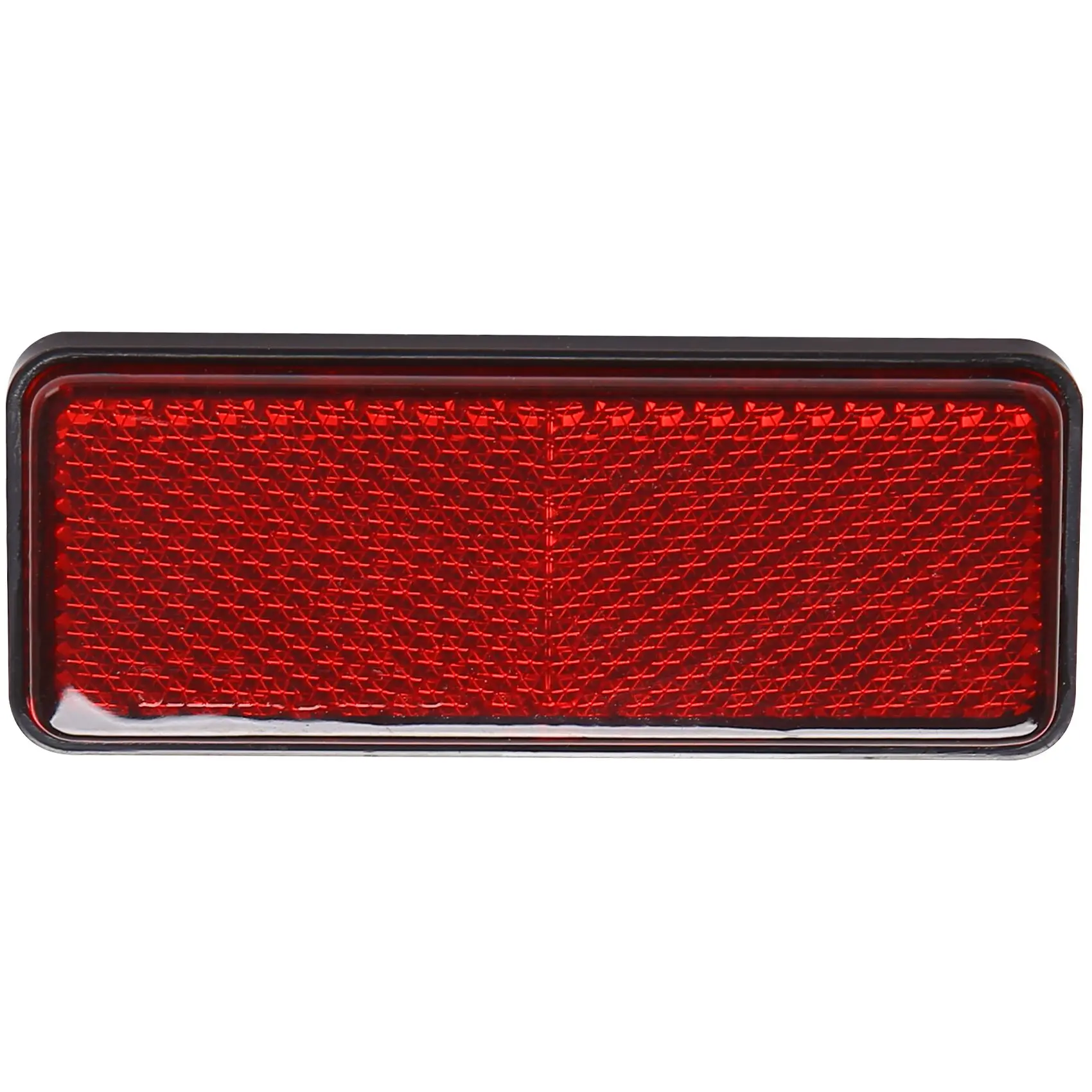 Red Light Rear Motorbike Quad Scooter Bike Reflector Number Plate Rectangle Reflector for Kawasaki Yamaha