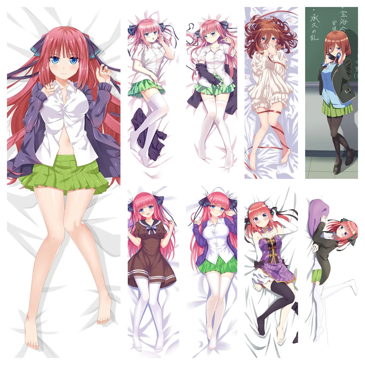 

2020-Juni Update Anime The Quintuplets Nakano Ichika Body Pillow CaseSarung Bantal Nakano Nino Memeluk Sarung Bantal Tubuh