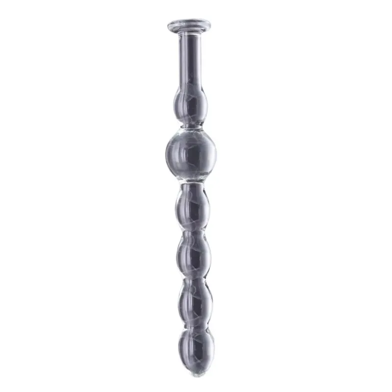 Anus Dilator Anal Plug Stick Vaginal G-spot Stimulation Glass Anal Butt Plug Prostate Massage Sex Toy For Adult Women Anal Beads