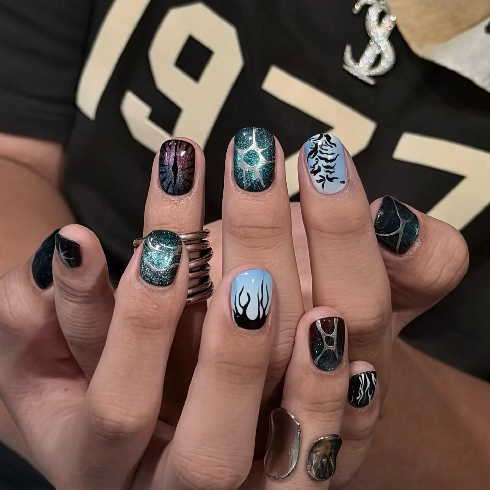 10 Unidades de Unhas Postiças  - Nail Art Zebra avaliação e preço