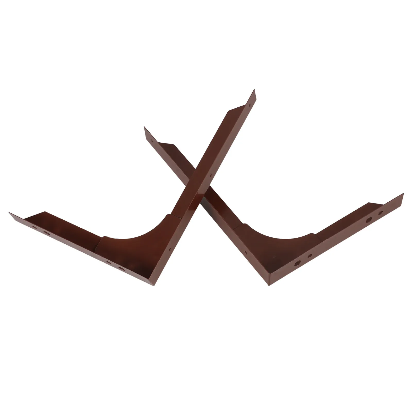 1Pair Sleek Metal Hanging Cabinet Bracket for Buddhist Shrine Altar Stand Nonadjustable Buddha Storage Shelf Vintage Shelf