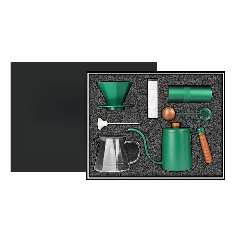 

Green hand-brewed coffee gift box, coffee hand-brewed set, for making coffee