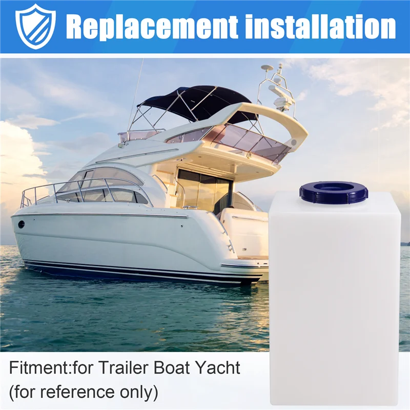 

A73X-20L резервуар для воды на колесах, герметичный контейнер для хранения воды под давлением, резервуар для хранения пресной воды для прицепа, лодки, яхты