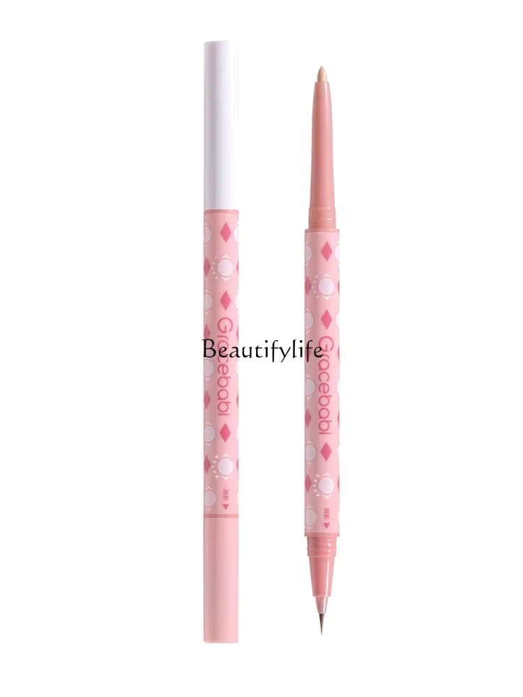 I Double Effect Stereo Eye Shadow Pen Highlight Brightening Beginner Double Head Eye Shadow Pen