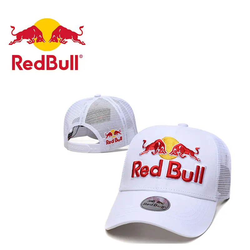 Бейсболка премиум-класса Red Bull: вентилируемая сетчатая спинка и 3D-вышивка, необходимое для уличной одежды