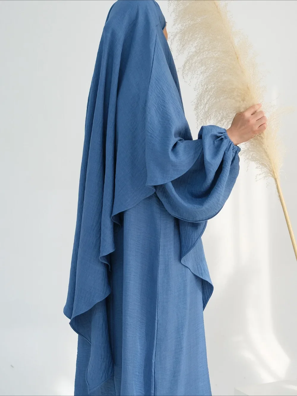 

Eid Muslim Women Prayer Garment Breast Feeding Dresses with Hijab Khimar Headscarf Arab Robe Dubai Ramadan Kaftan Islam Vestidos