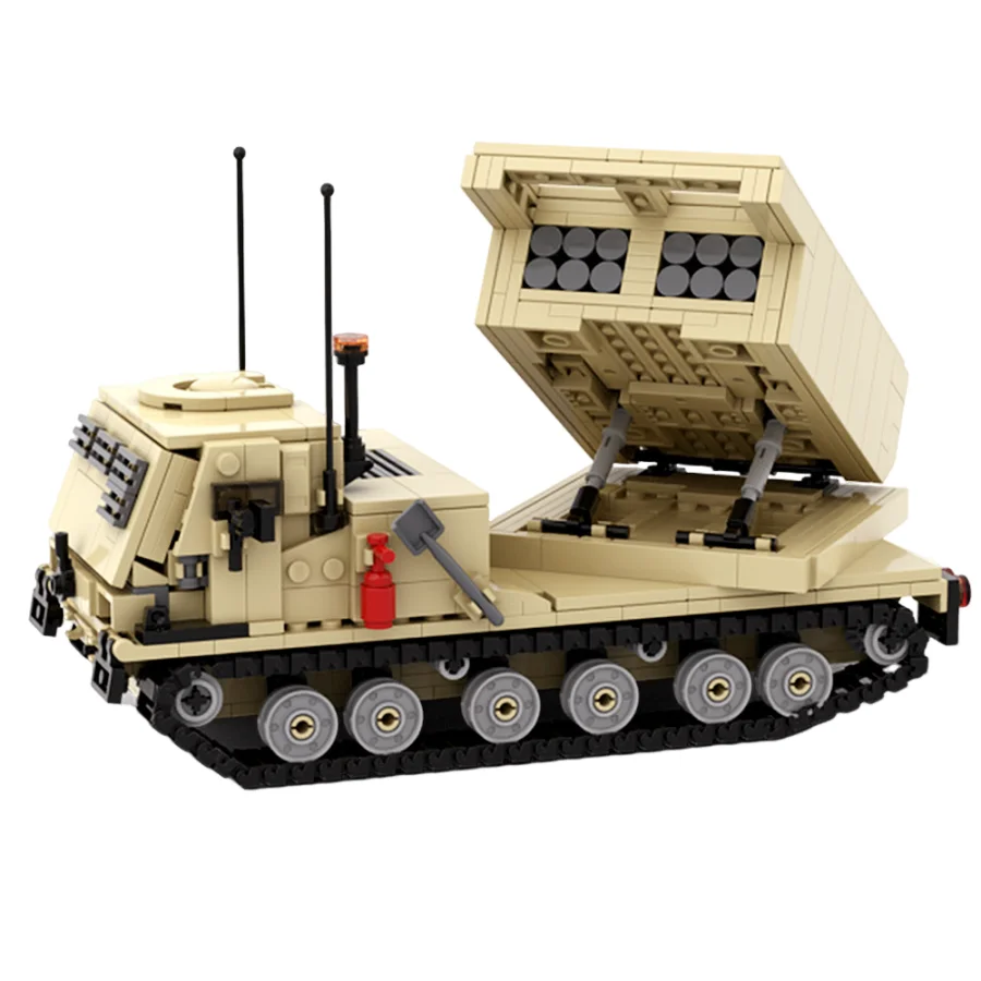 

New Moc USA M142 High Mobility Artillery Rocket System Building Blocks Action Figure Toys