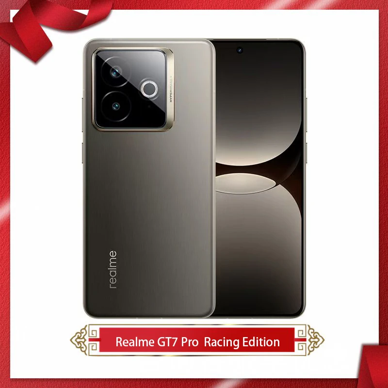 إصدار Realme GT7 Pro Racing الأصلي غير مقفول Snapdragon 8 Elite 6.78 بوصة 50MP 120W Dash Charge 6500Mah IP68 & IP69 NFC