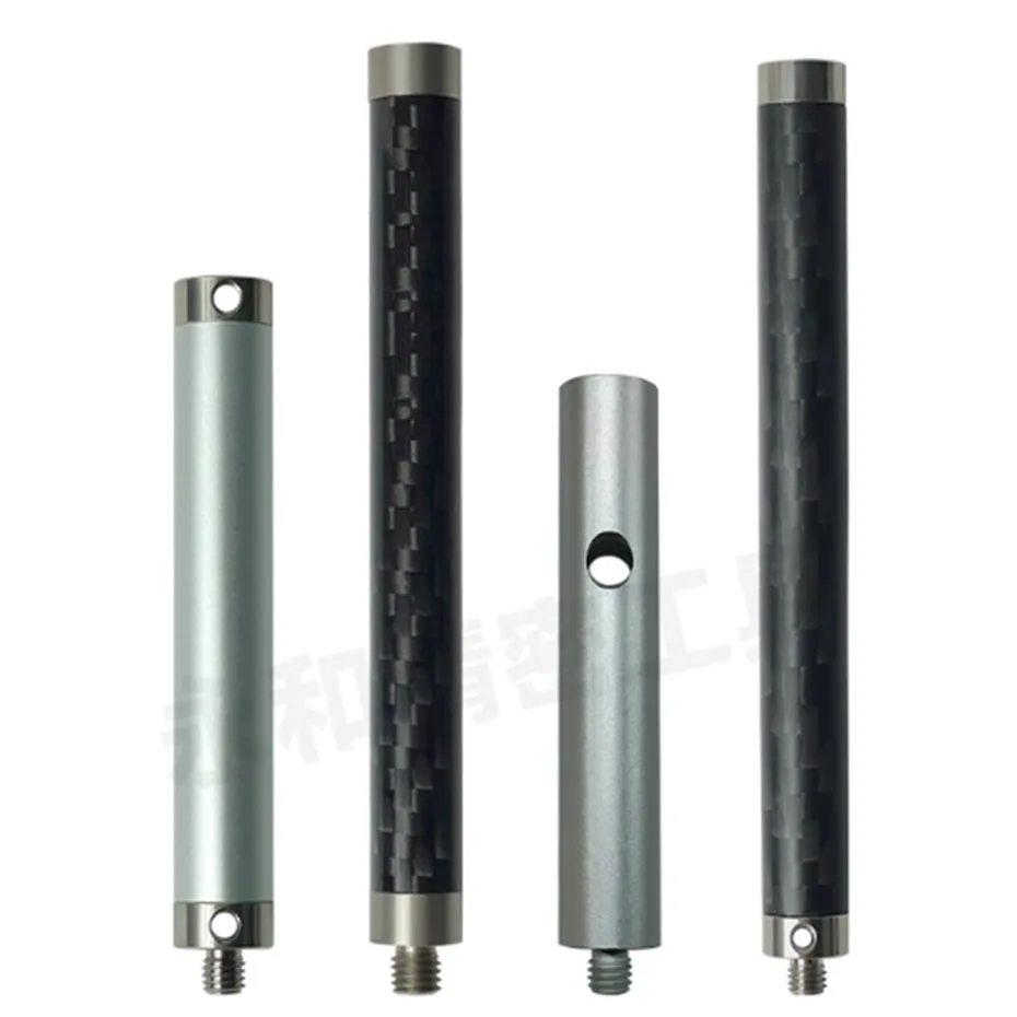 M5 tooth carbon fiber rod extension rod machine tool measuring needle extension rod aluminum alloy extension rod length