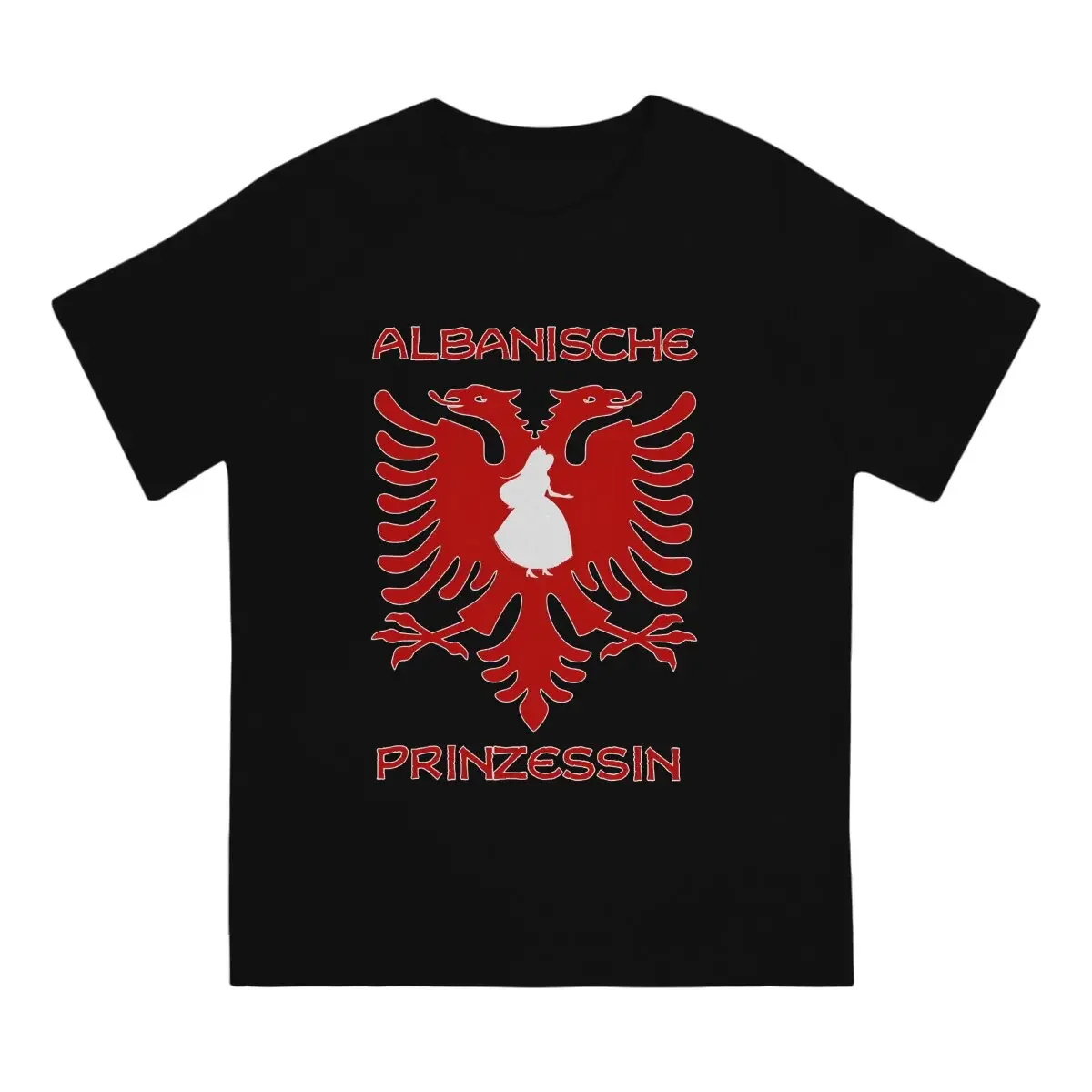 Albanian Eagle Creative TShirt For Men Gift Round Neck Basic T Shirt Hip Hop Birthday Gifts OutdoorWear