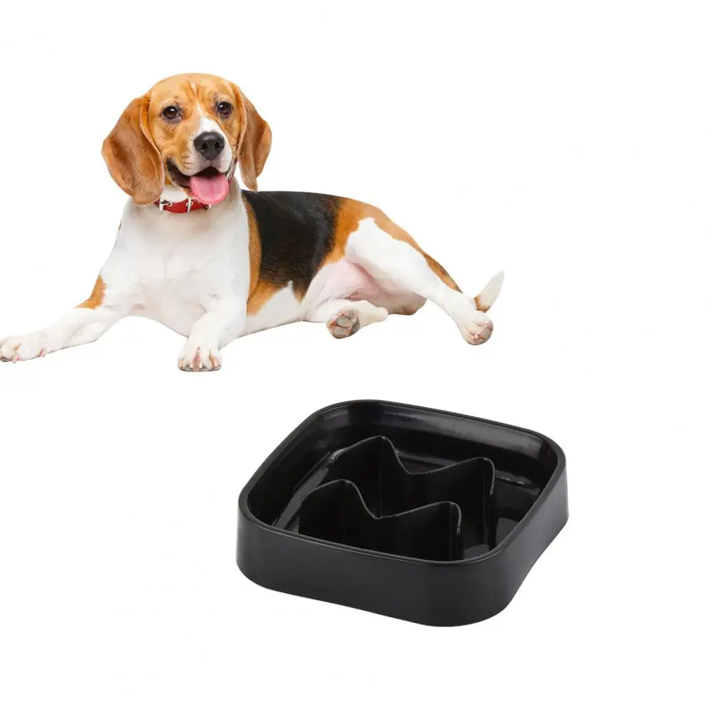 Spill-proof Pet Slow Feeder Spill-proof Slow Feeding Pet Bowl with Anti-choking Design for Medium Small Dogs Food Dish for Cats