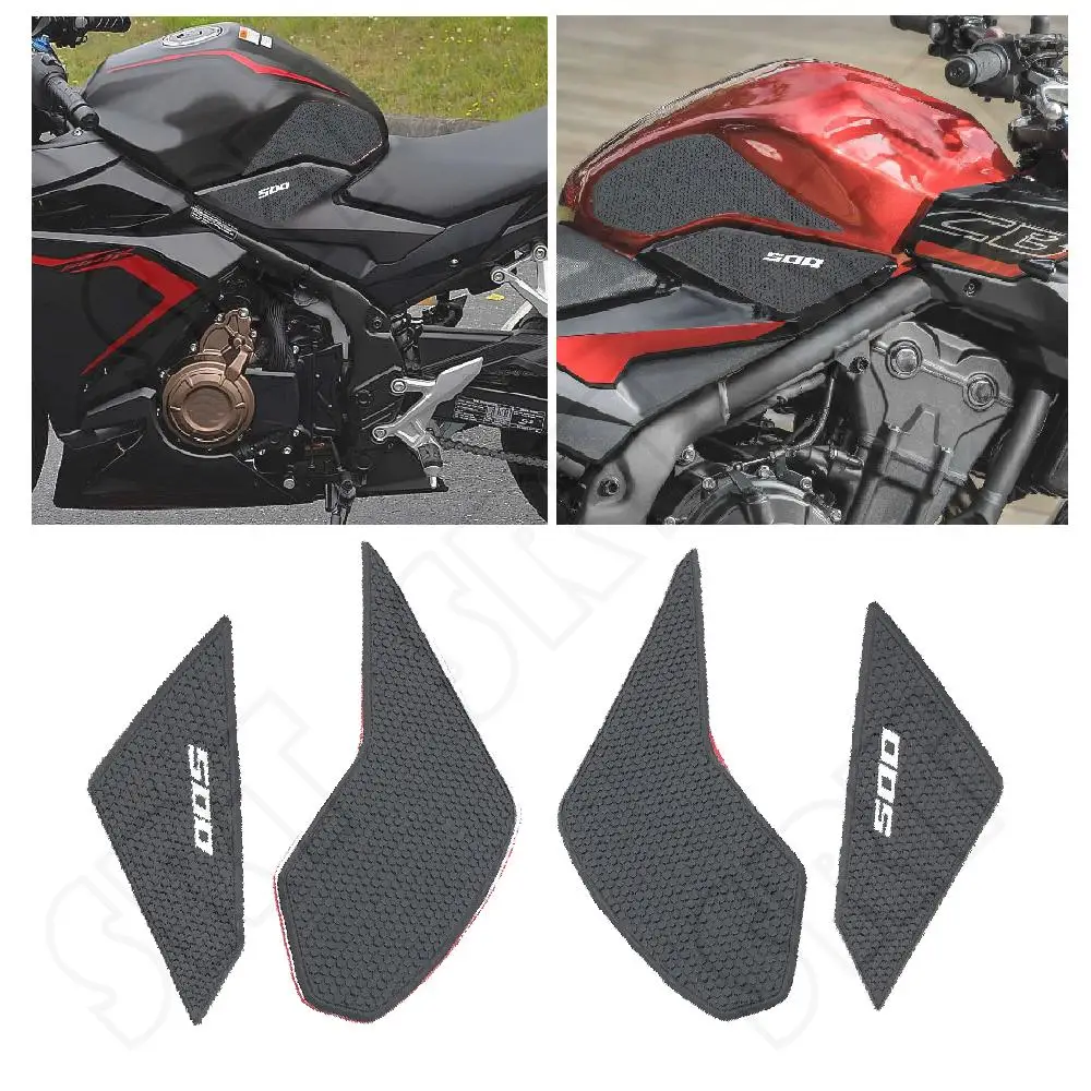 

Fit for Honda CBR500R CB500F CBR 500R CB 500F ABS 2019-2023 Motorcycle Tank Pad FuelTank Side Knee Traction Grips Anti Slip Pads