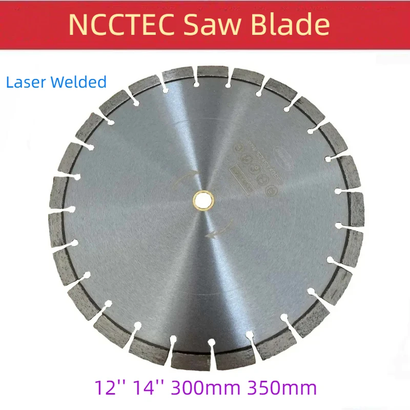 

12'' 14'' Laser Welded Diamond Tuck point saw blade 300 350mm concrete GROOVING Cutting disc Slot width 3 5mm thickness segment