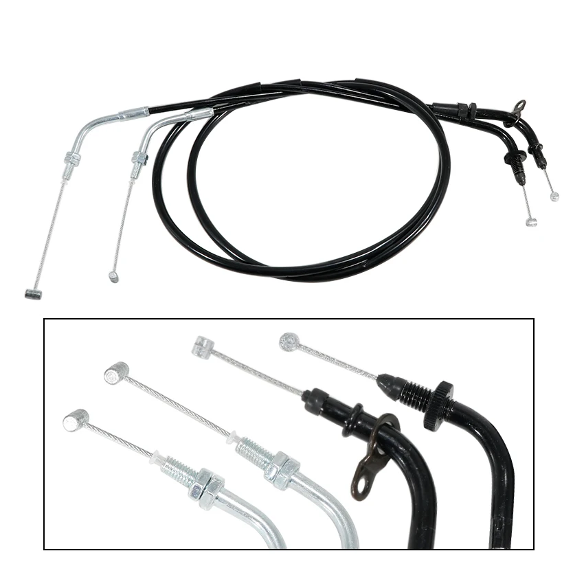 Cabos do acelerador da motocicleta cabo do acelerador para yamaha xv400 virago 400 xv500 virago 500 xv535 virago 535 cabos do acelerador
