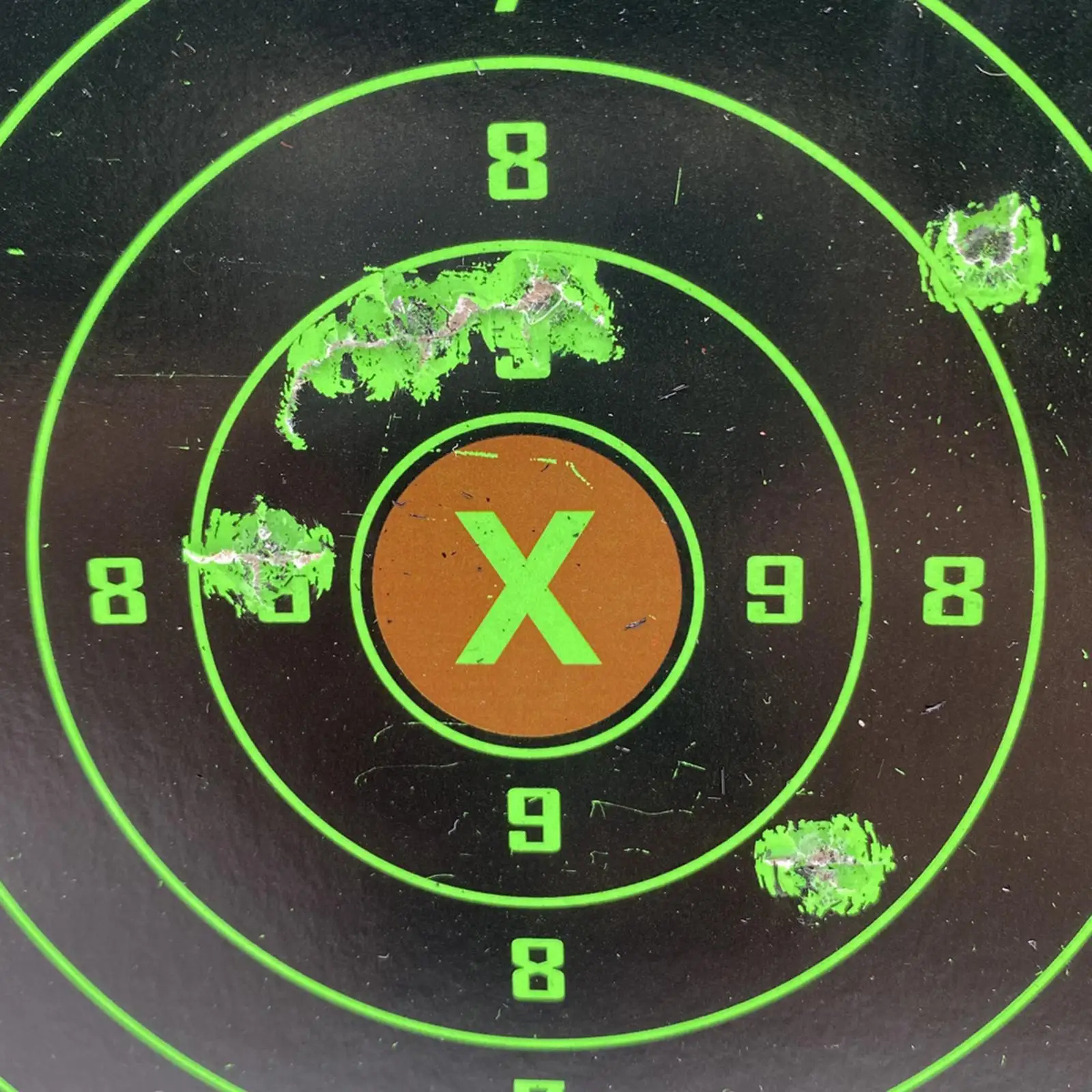 Shooting Equipment Practice Accessories Paper Targets 20pcs Green Black for Hunting Training