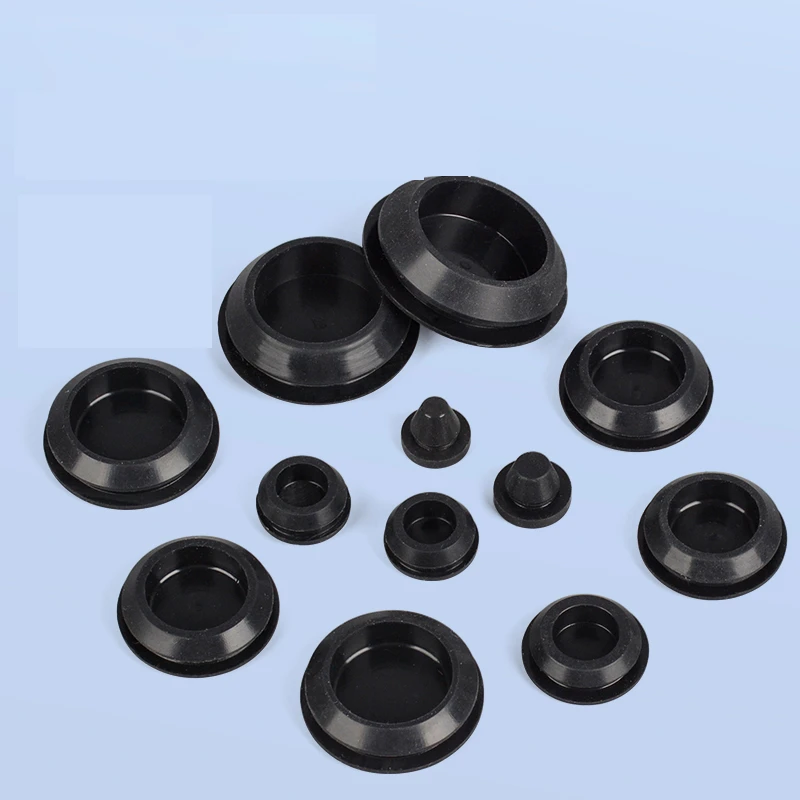 Tampa de vedação de borracha à prova de poeira, resistente ao calor, silicone, plugue redondo, porca, plugues de borracha para cobrir furos, protetor de vedação, tampa final