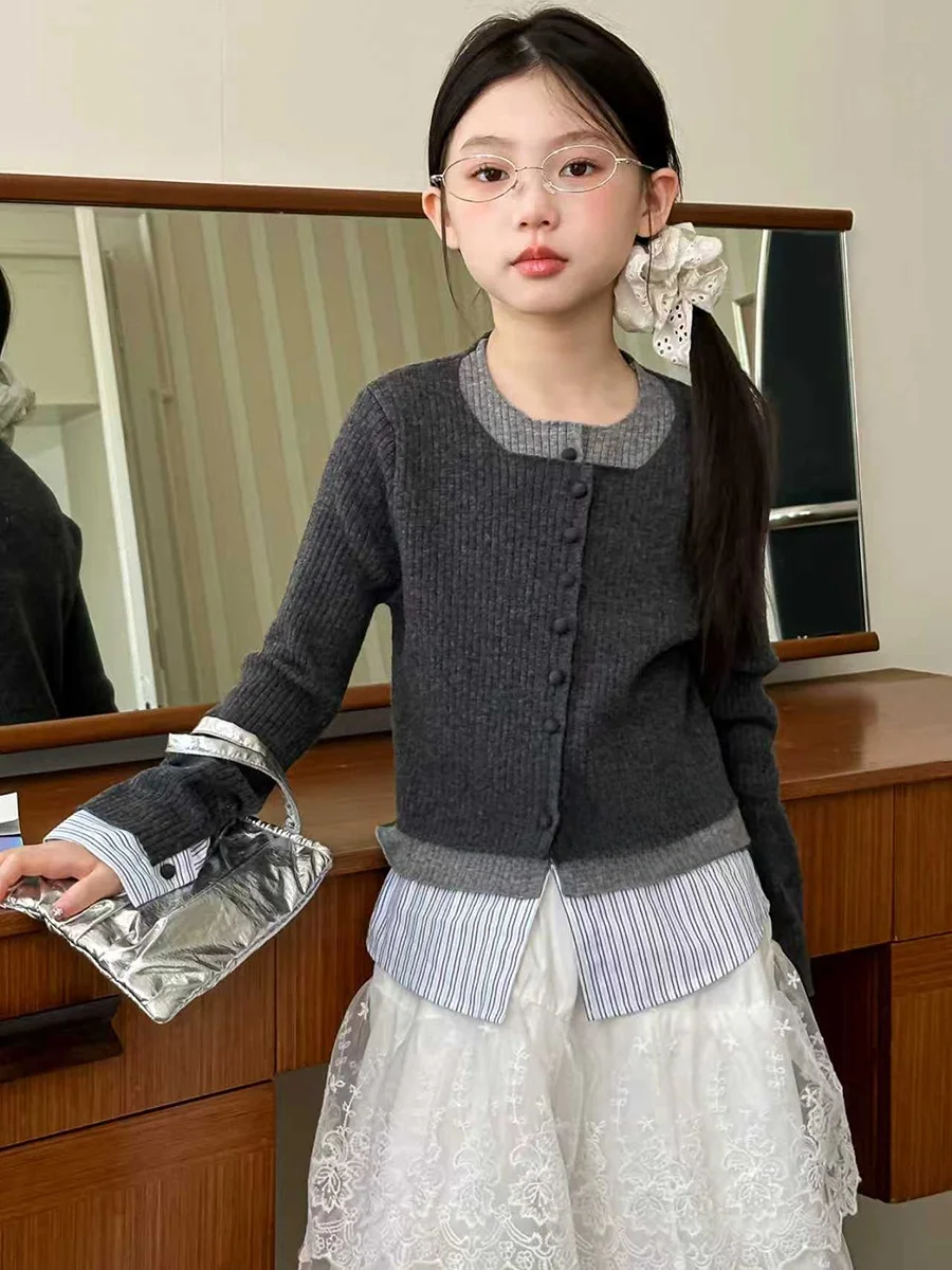 faionable-korean-sle-girls-knitted-sweater-fake-two-piece-autumn-winter-clothes-for-medium-and-large-children-comfortable