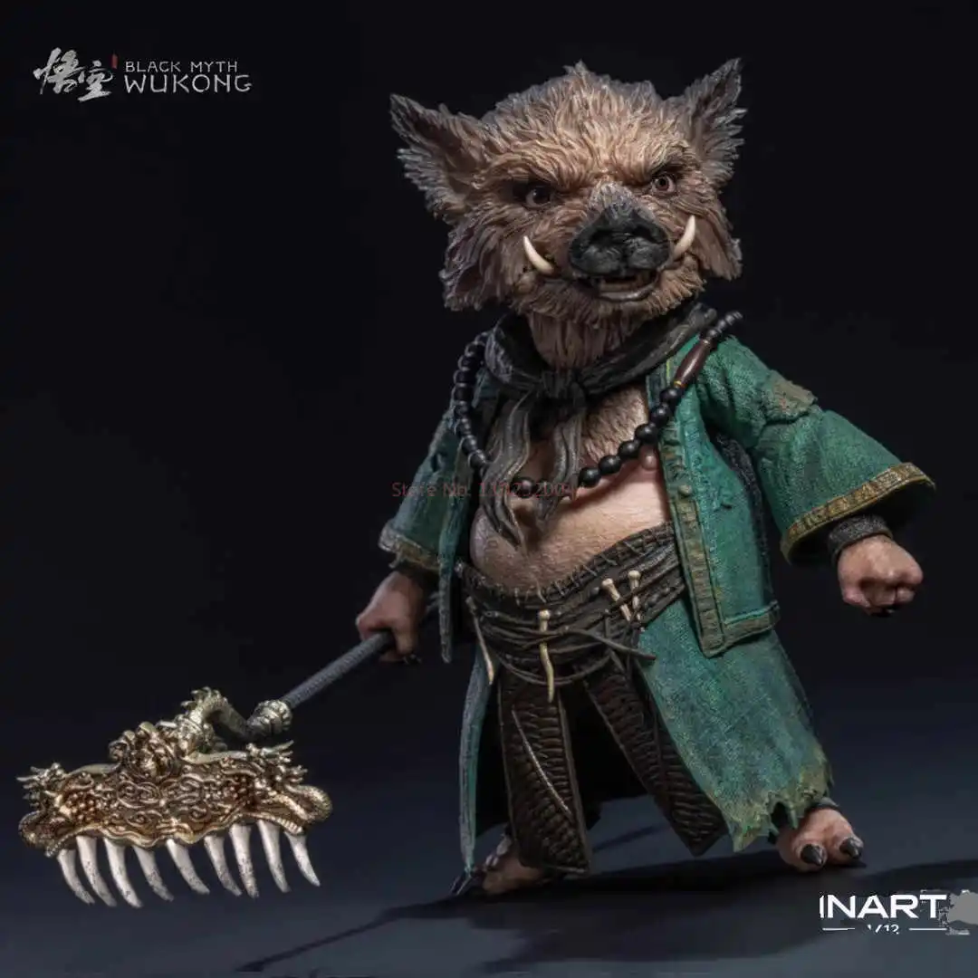 Inart الأسود أسطورة: Wukong Zhu Bajie 1/12th مقياس متعدد المفاصل عمل الشكل لعبة المنقولة دمية جمع هدايا عيد ميلاد الأطفال