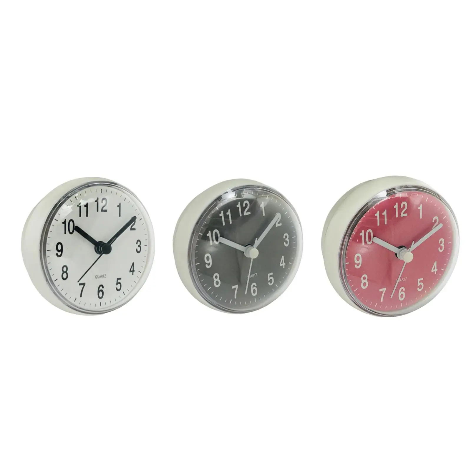 Non Ticking Hanging Wall Clock Waterproof Anti Fog for Bedroom Dining Room