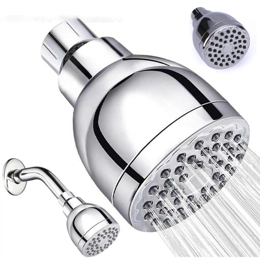 High Pressure Shower Head Wall Mount 41 Nozzles Removable Flow Limiter Easy Installation with Multilayer Plating