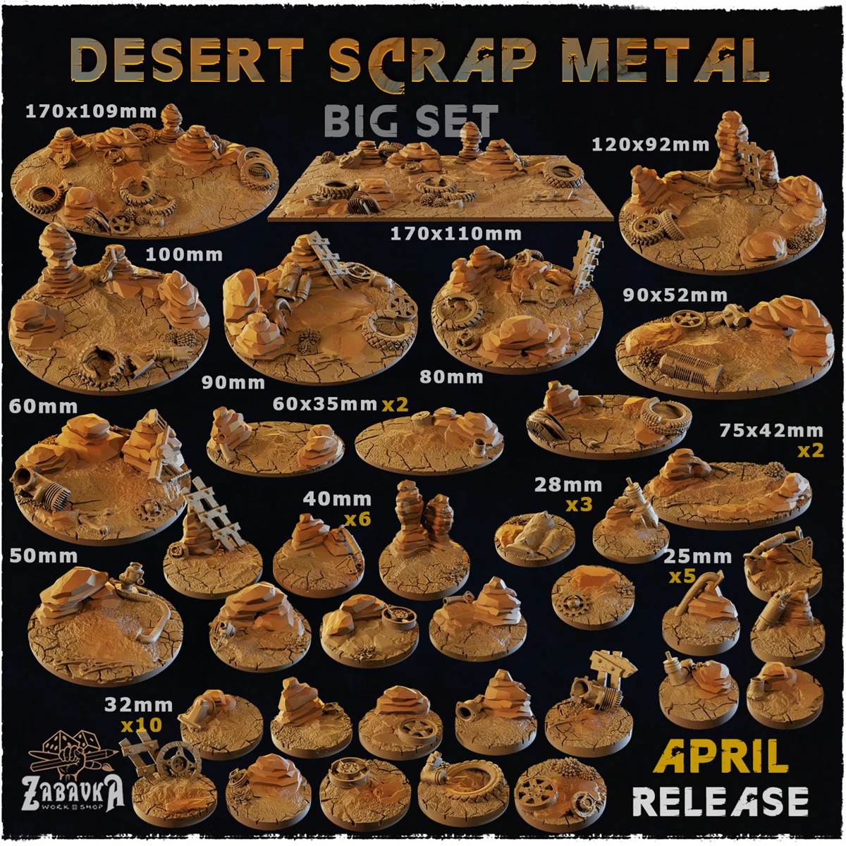 Miniatur Landform Wüste Ödland Basis Patch und Brettspiel Schach DIY Universal Plattform Modell