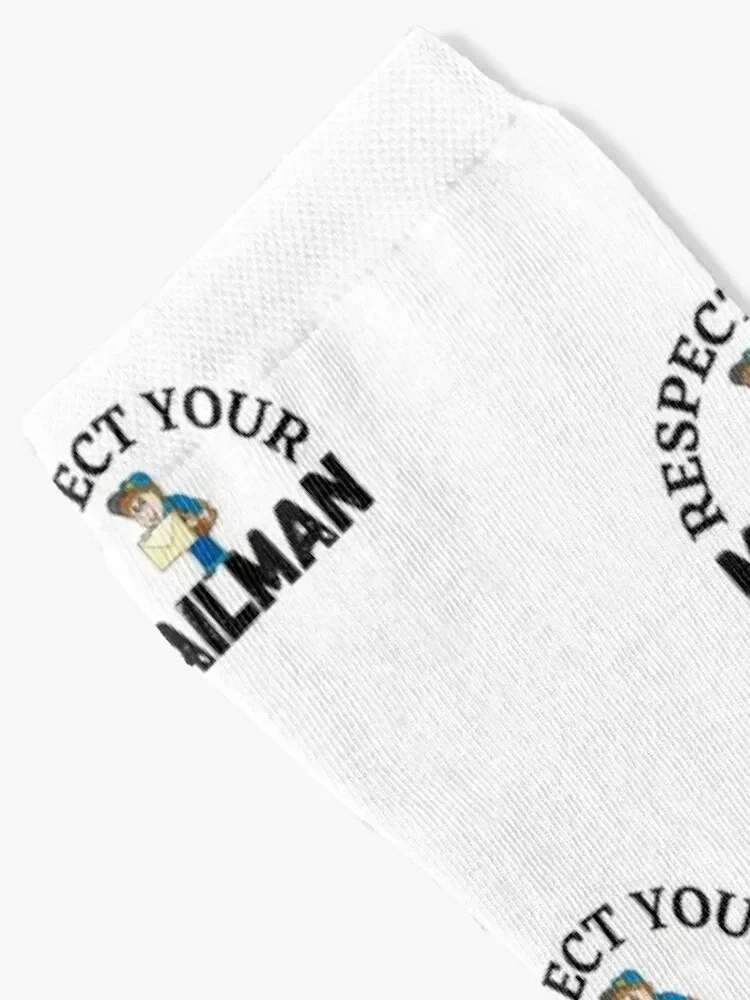 respect your mailman Socks designer warm winter japanese fashion snow Socks Female Men's