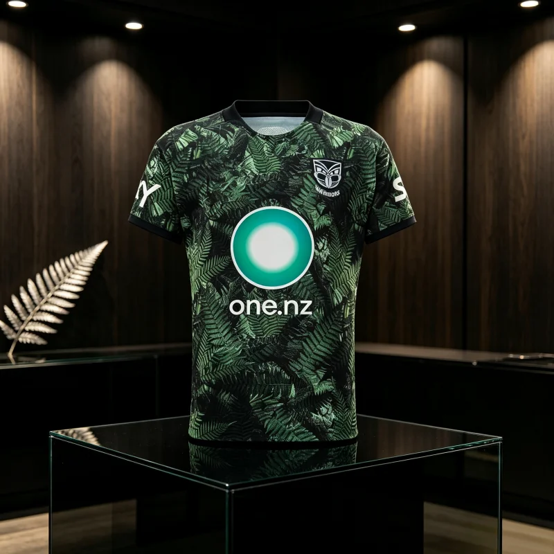 2026 New Zealand Warriors Herren Captains Run Tee RUGBY JERSEY Familien-Partnerlook Outdoor-Sport-T-Shirt – Detail 6