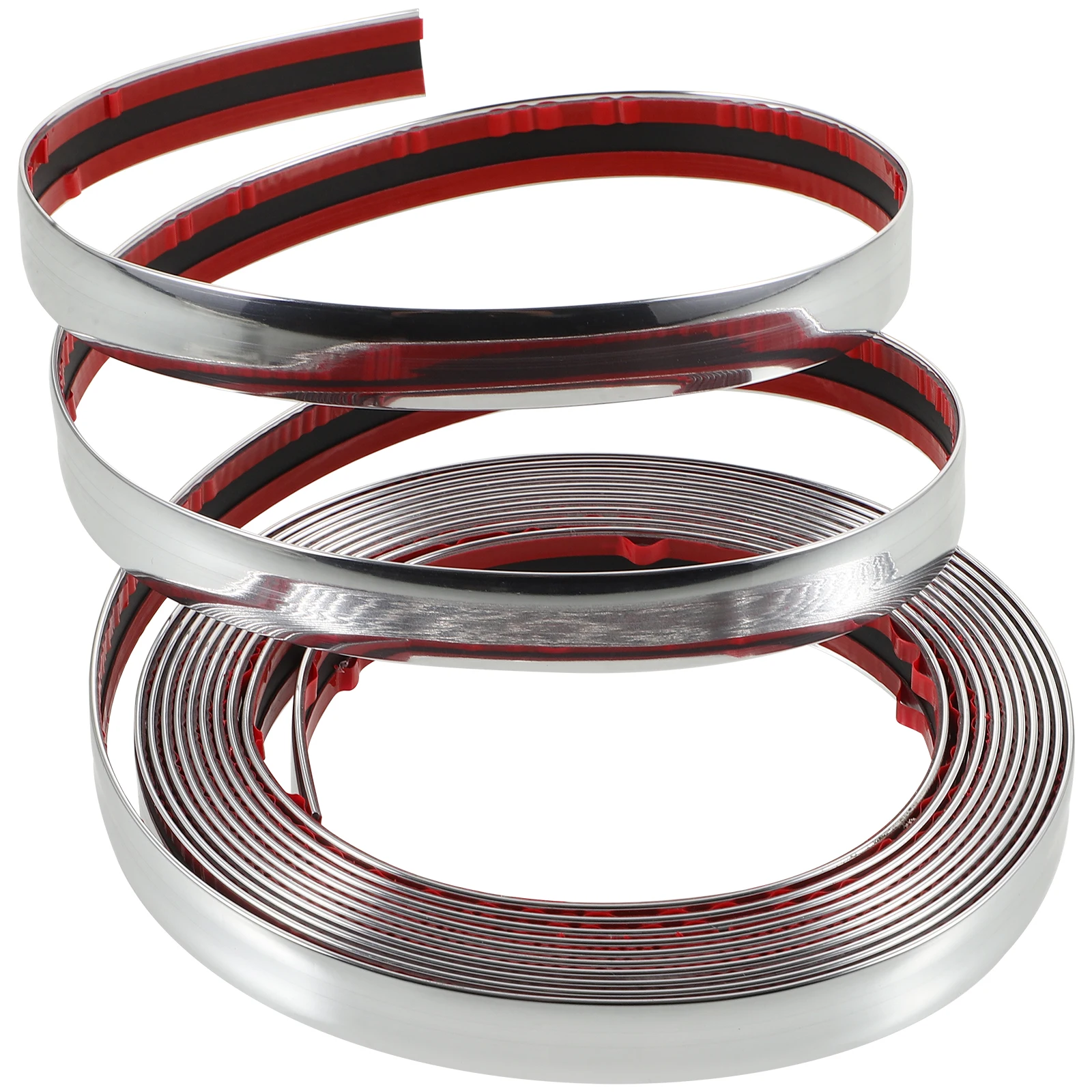 

1 Roll Chrome Door Edge Guard Strip Car Protector Trim Bumper Guard For Vehicle Scratch Shock Resistant Easy Install