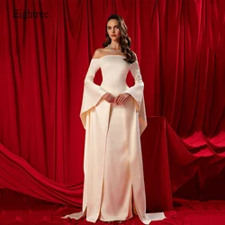 Eightree Ivory Mermaid Evening Dresses Off The Shoulder Prom Gown Saudi Floor Length Formal Party Gowns vestidos de fiestas