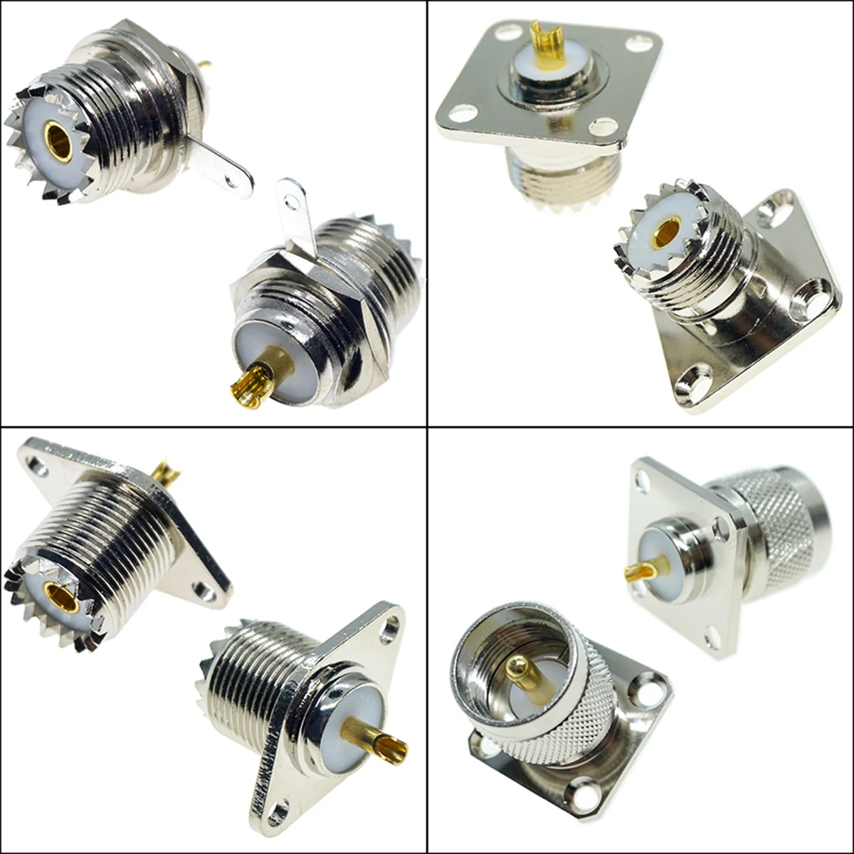 yZ[zUHF SO239 oNwbhXplV[V}EgtW͂񂾃Jbv 4 V[V PL259 RF RlN^AeiA_v^